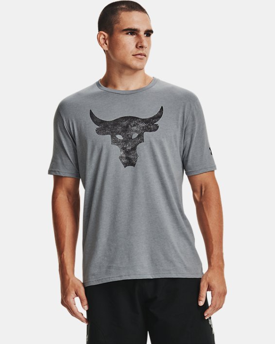 Under Armour Men's Ua projet Rock Brahma Bull Logo T Shirt Noir. 